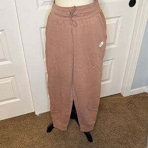 Nike Women's Dusty Rose Drawstring Joggers